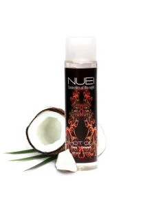 Óleo de Massagem C/ Efeito Calor Coco Hot Oil Nuei (100 ml)
