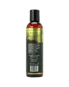 Óleo de Massagem Intimate Earth Erva Cidreira & Coco (120 ml) Verso