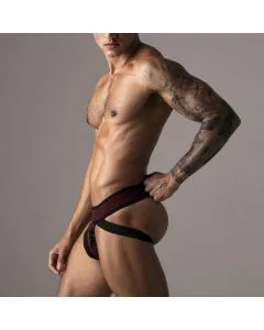 JockStrap Look At Harder Locker Gear Vermelho Lateral