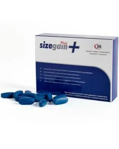 Comprimidos Aumento do Pénis SizeGain Plus+ (30 Un)