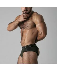 Cueca Watch It Harder Locker Gear Branca Lateral