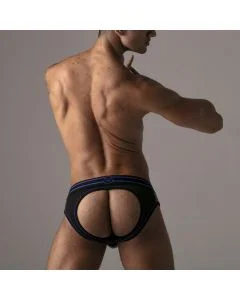 Cueca Watch It Harder Locker Gear Branca Lateral
