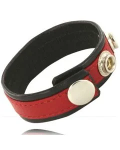 Correia de Couro Ajustável Pénis Leather Body Vermelha