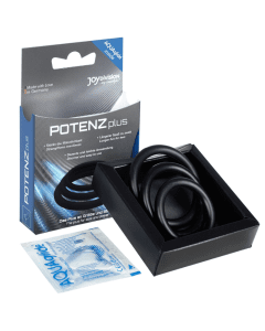 Conjunto de Anéis JoyDivision PotenzPlus Pretos Conjunto