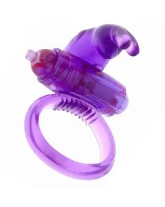 Anel Coelho Vibratório Roxo