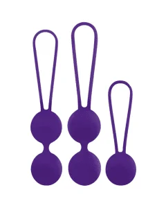Conjunto de Bolas Vaginais Amoressa Osian Set Púrpura