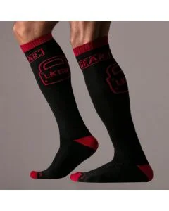 Meias Keep Them On Locker Gear Vermelhas