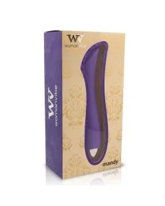 Vibrador Recarregável WomanVibe Mandy Roxo Caixa