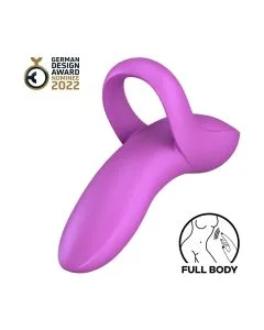 Vibrador de Dedo Recarregável Satisfyer Bold Lover Roxo