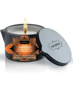 Vela de Massagem Kamasutra Ignite Massage Candle Manga Tropical (170 g) 1