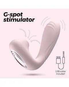 Estimulador Recarregável Pookie Crushious Rosa C/ Controlo Remoto