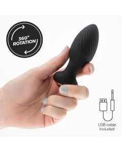 Plug Anal Twister Crushious C/ Controlo Remoto