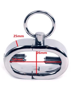 Pulseira de Metal Testicular Metal Hard Ovard Kalis Teeth Testicle Bracelet 1