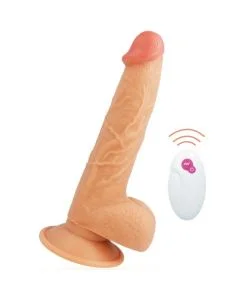 Vibrador Realístico Recarregável Cyber Silicock Mr John C/ Controle Remoto 1