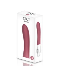 Vibrador Recarregável Cici Beauty Número 3 + Controlador Caixa