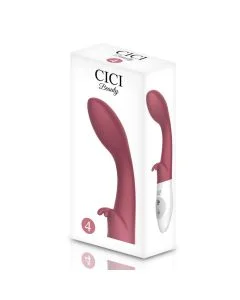 Vibrador Recarregável Cici Beauty Número 4 + Controlador Caixa