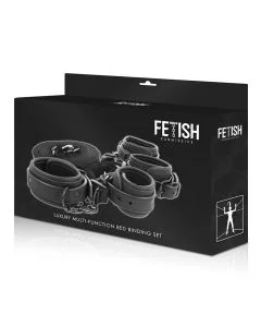 Kit Restrição Cama Fetish Submissive Luxury Multi-Function Caixa