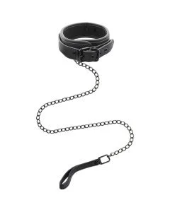 Coleira C/ Trela Fetish Submissive Collar & Leash