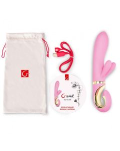 Vibrador Recarregável Fun Toys Grabbit VIbrator Pink Conjunto