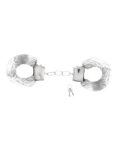 Algemas de Peluche Love Cuffs Crushious Brancas