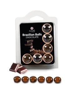 Bolinhas Explosivas Comestíveis Chocolate (6 Un)