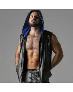 Colete Look at Harder Hoody Locker Gear Branco Frente