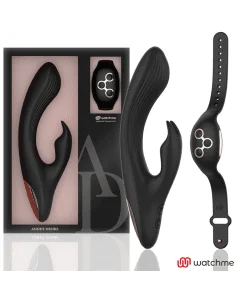Vibrador Recarregável Wireless Anne's Desire Rabbit WatchMe Dourado Conjunto