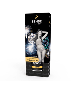 Vibrador Liquido Estimulante Unisexo Coquette Sense Pulse Gel Morango (15 ml) Caixa