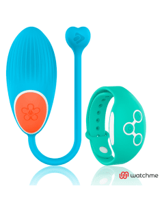 Ovo Vibratório Recarregável WearWatch WatchMe Wireless Azul & Aquamarine