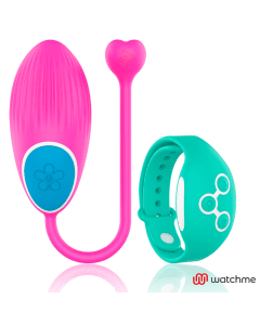 Ovo Vibratório Recarregável WearWatch WatchMe Wireless Fuchsia & Aquamarine