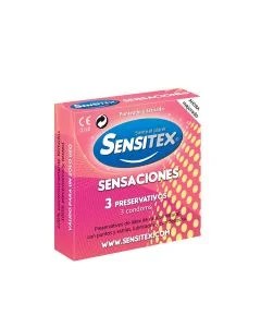 Preservativos Sensações Vegan Naturais Sensitex (3 Un)