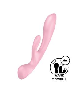 Vibrador Recarregável Satisfyer Spinning Rabbit Azul