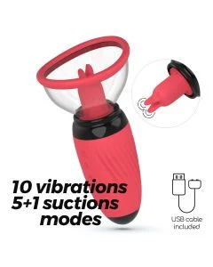 Estimulador Recarregável Bomba Vulvar Scarlet Crushious