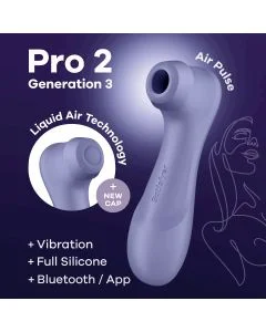 Estimulador Recarregável Clítoris Satisfyer Pro Gen 3 Preto