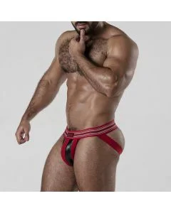 Boxers Backroom Bottomless Locker Gear Pretos Frente