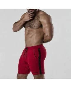 Calção Side Strip Short Locker Gear Vermelho Lateral