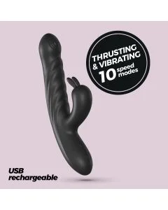 Vibrador Recarregável Lapin Crushious Preto