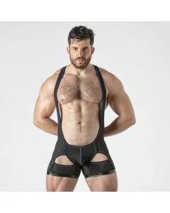 Singlet Watch It Zip Locker Gear Azul Frente