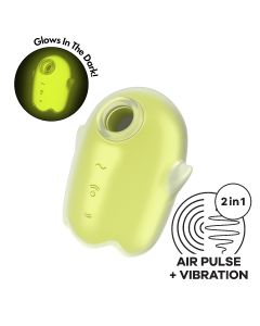 Estimulador Recarregável Glowing Ghost Satisfyer Amarelo