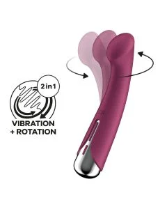 Vibrador Recarregável Satisfyer Spinning G-Spot 1 Vermelho
