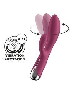 Vibrador Recarregável Satisfyer Spinning G-Spot 1 Vermelho