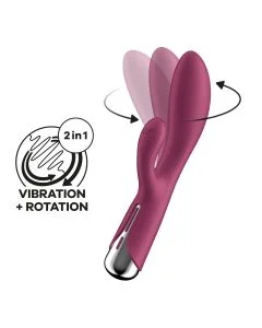 Vibrador Recarregável Satisfyer Spinning G-Spot 1 Vermelho