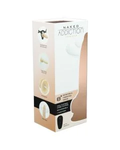 Vibrador Realístico Telecomandado Naked Addiction Rotating & Vibrating Dong Vanilla 8