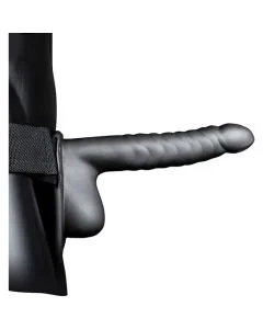 Strap On Ouch! Hollow Strap-On Curved Verde Neon