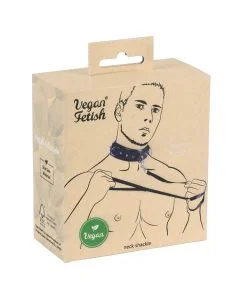 Coleira C/ Trela Vegan Fetish Neck Shackle Caixa