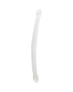 Dildo Duplo Crystal Clear 17