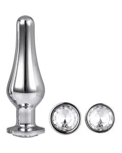 Conjunto Plugs Anais Dream Toys Cleaming Love Pleasure Prateados