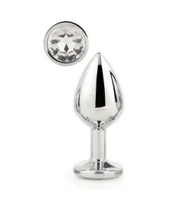 Plug Anal Dream Toys Cleaming Love Prateado Médio