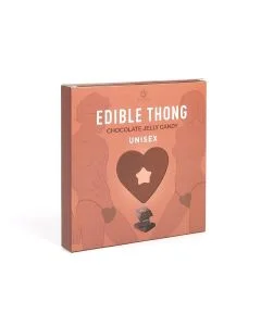 Tanga Comestível Secret Play Chocolate Unisexo