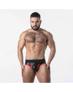 Cueca Jock Open Access Locker Gear Vermelho Frente